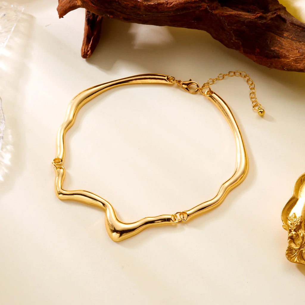 Collana lava Gold / Silver