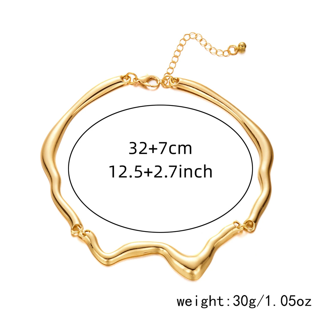 Collana lava Gold / Silver