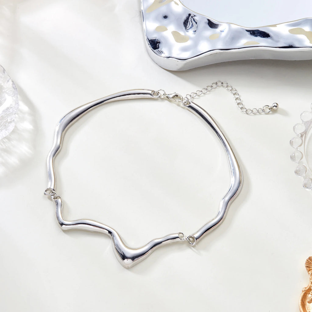 Collana lava Gold / Silver