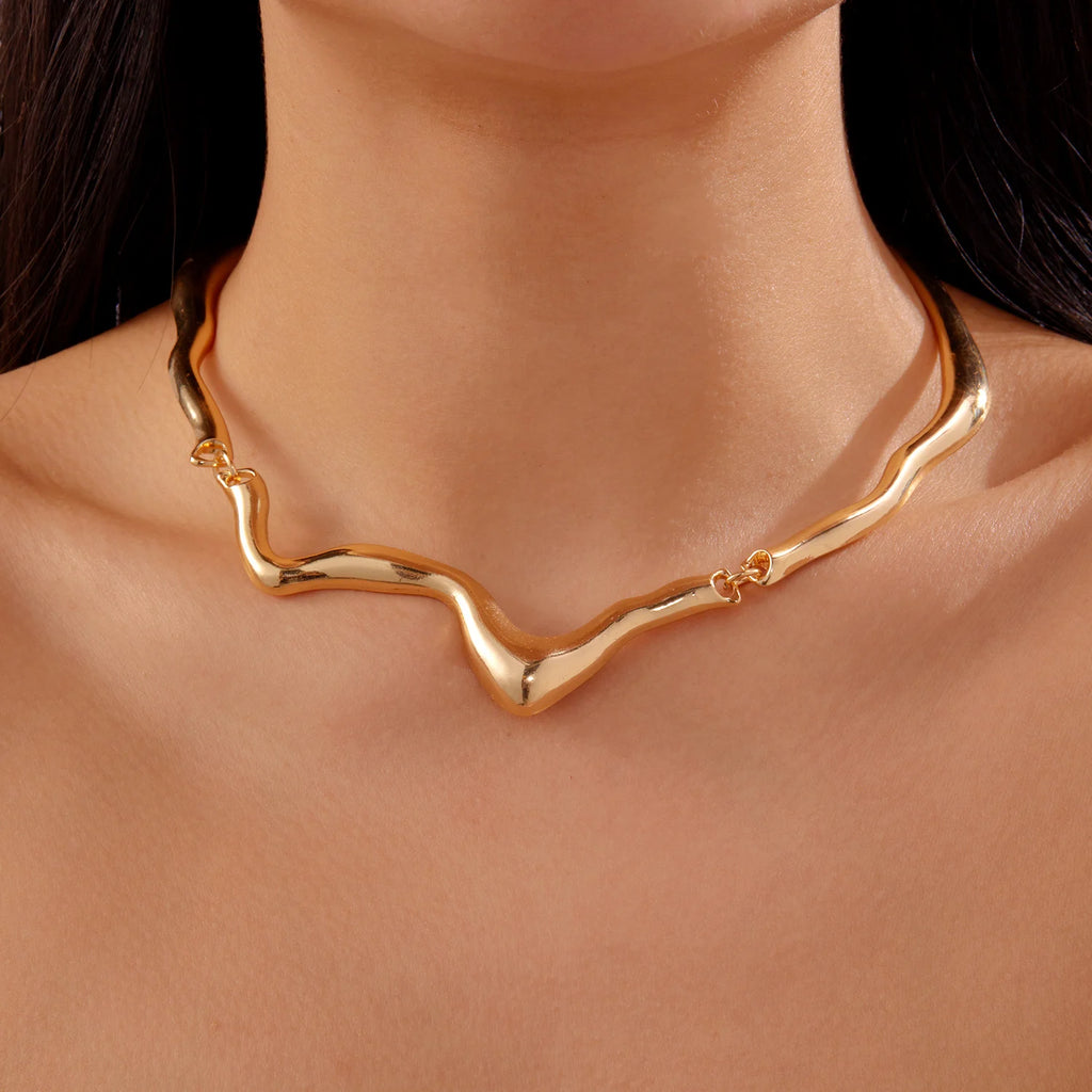 Collana lava Gold / Silver
