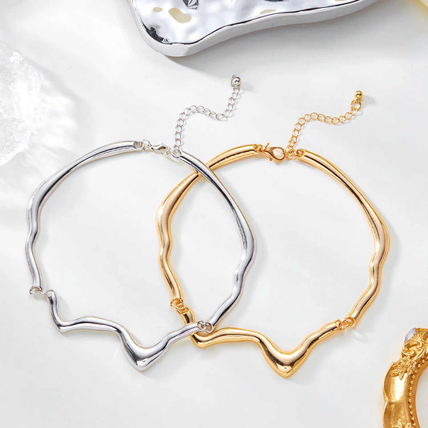 Collana lava Gold / Silver