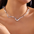 Collana lava Gold / Silver